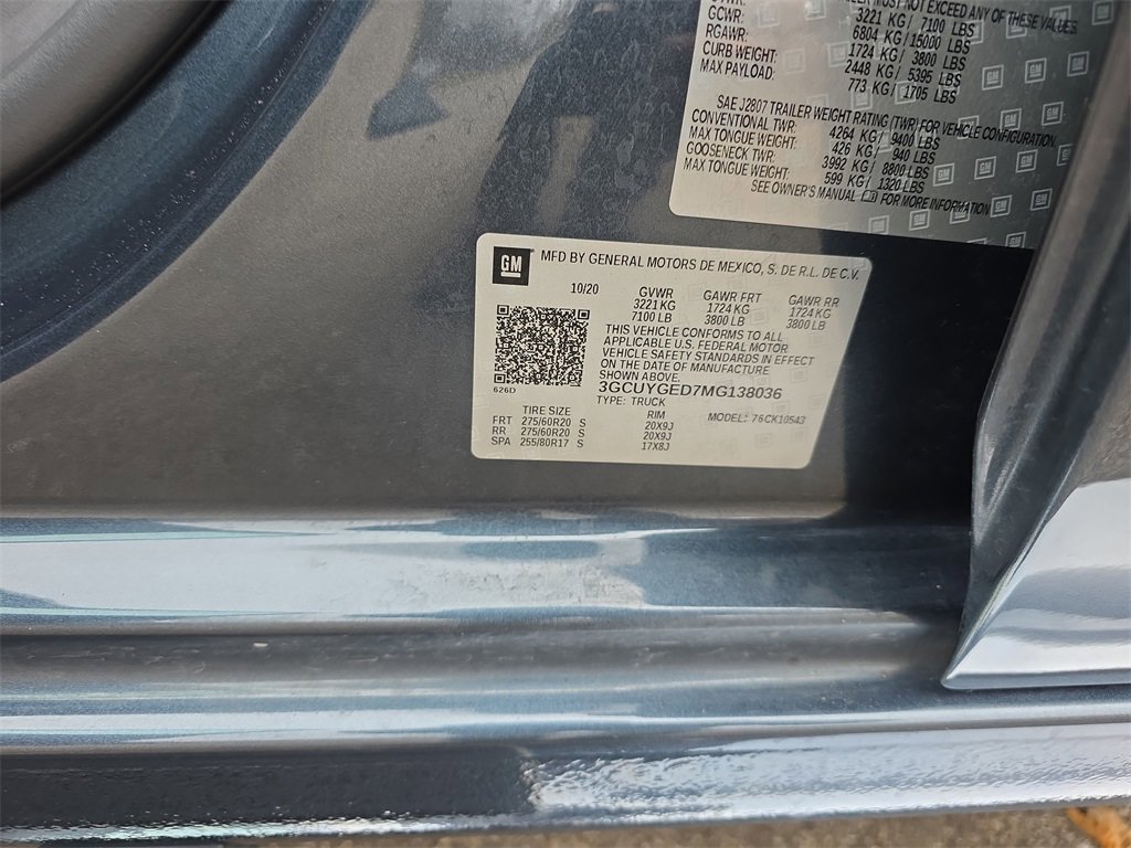 Certified 2021 Chevrolet Silverado 1500 LTZ w/ LTZ Premium Package image 37