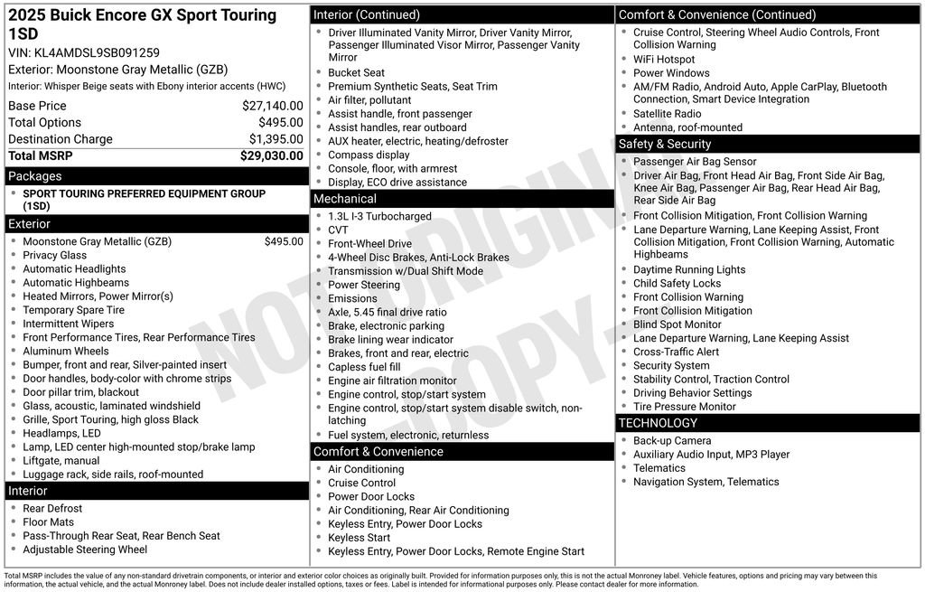 Used 2025 Buick Encore GX Sport Touring image 4
