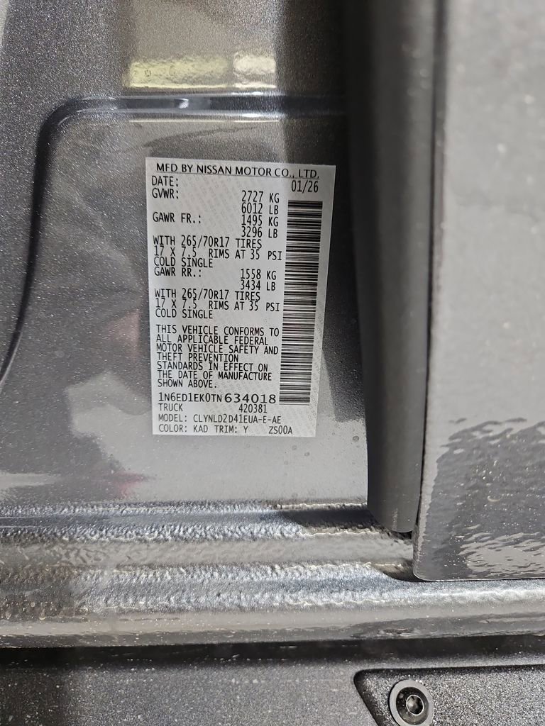 New 2026 Nissan Frontier PRO-4X image 31