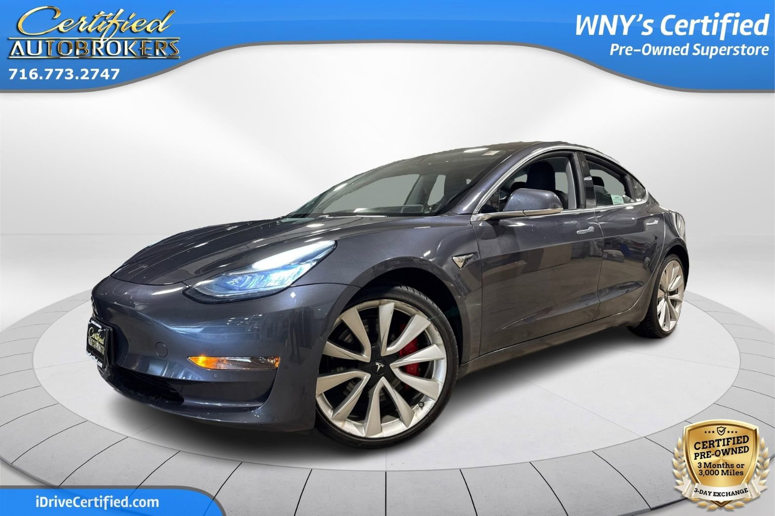 Used 2019 Tesla Model 3 Performance AWD/4WD image 1