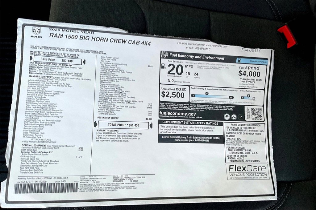 New 2026 RAM 1500 Big Horn image 14