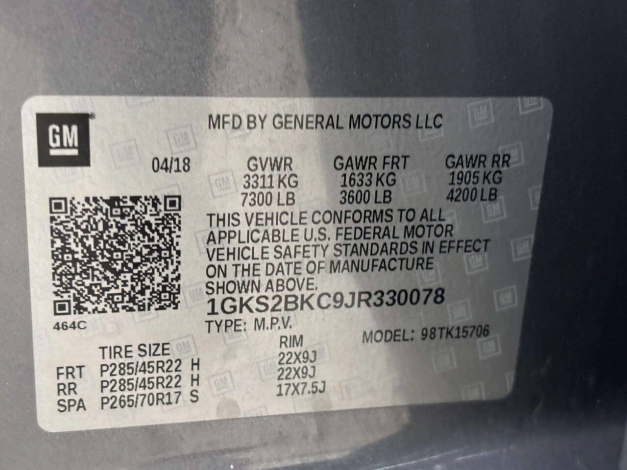 Used 2018 GMC Yukon SLT w/ Open Road Package AWD/4WD image 45