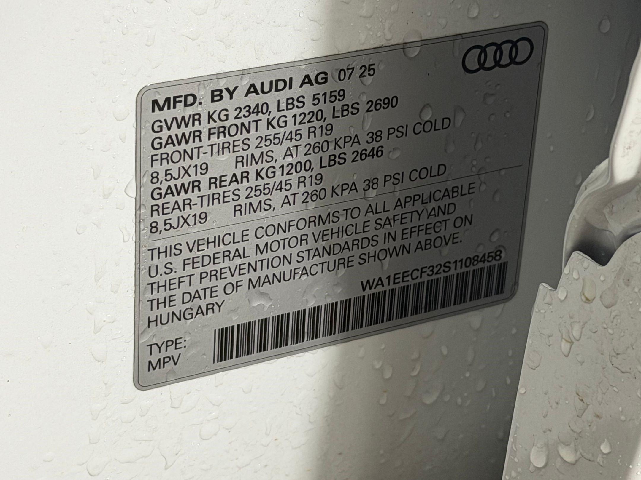 Certified 2025 Audi Q3 2.0T Premium Plus w/ Premium Plus Package AWD/4WD image 21