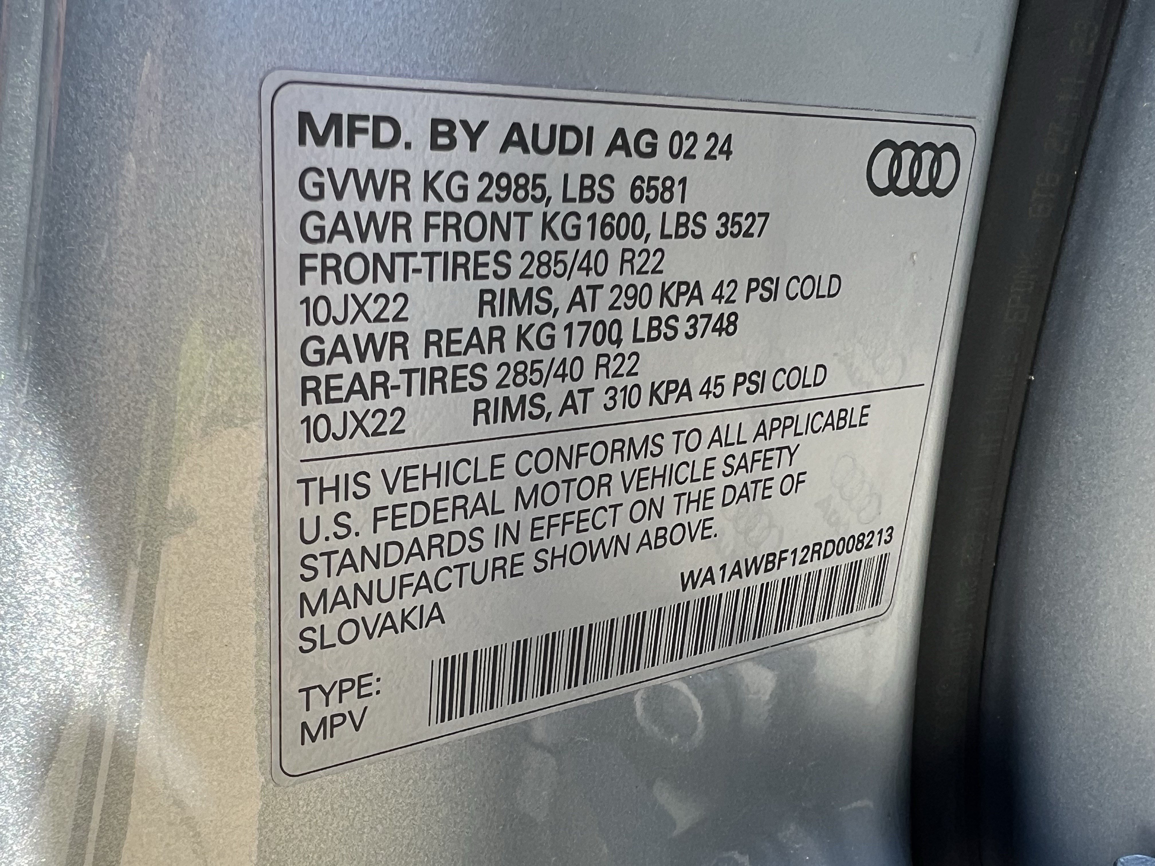 Used 2024 Audi SQ8 Premium Plus AWD/4WD image 37