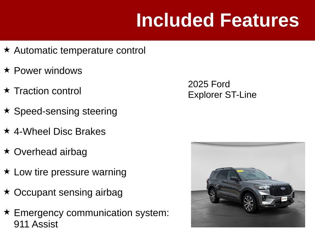Used 2025 Ford Explorer ST-Line AWD/4WD image 4