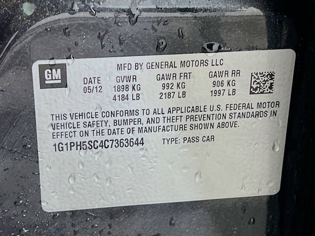 Used 2012 Chevrolet Cruze LTZ w/ RS Package FWD image 11