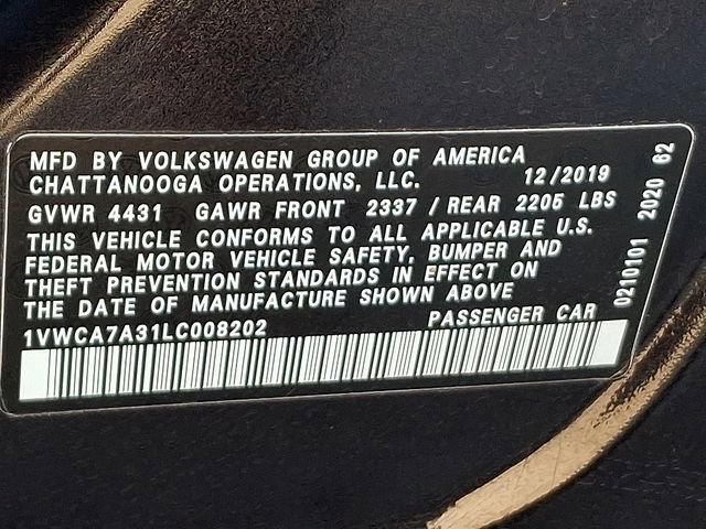 Used 2020 Volkswagen Passat 2.0T SEL image 30