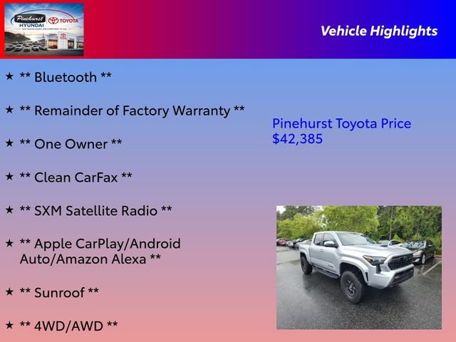 Used 2024 Toyota Tacoma TRD Sport w/ TRD Sport Premium Package AWD/4WD image 16