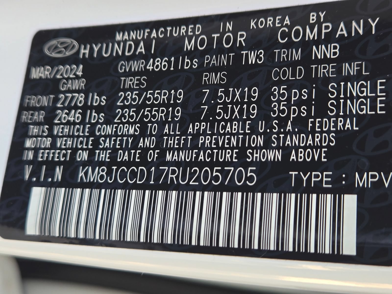 Certified 2024 Hyundai Tucson SEL AWD/4WD image 32