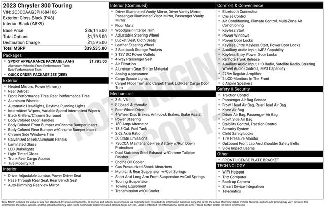 Used 2023 Chrysler 300 Touring w/ Sport Appearance Package image 32