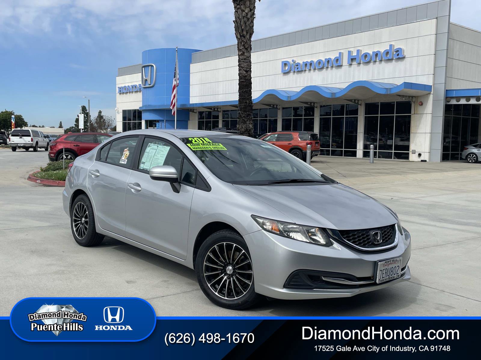 Used 2014 Honda Civic LX image 1