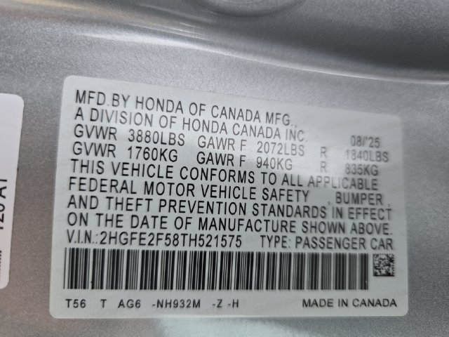 Used 2026 Honda Civic Sport image 36