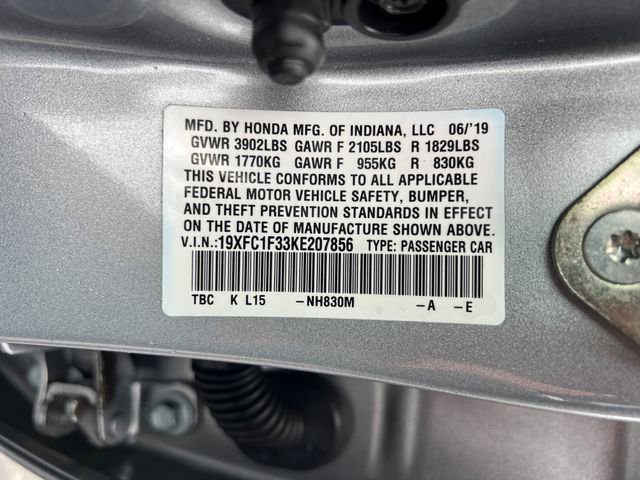 Used 2019 Honda Civic EX image 19