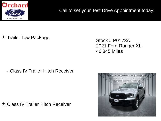 Certified 2021 Ford Ranger XL w/ Equipment Group 101A High AWD/4WD image 7