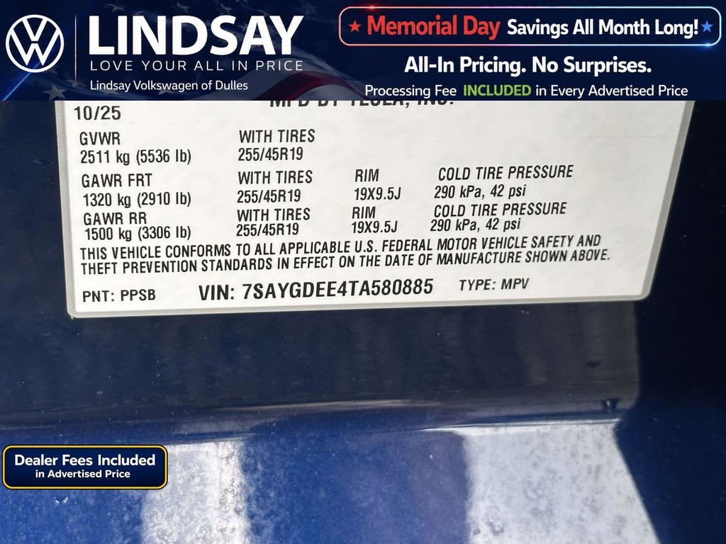 Used 2026 Tesla Model Y AWD image 26