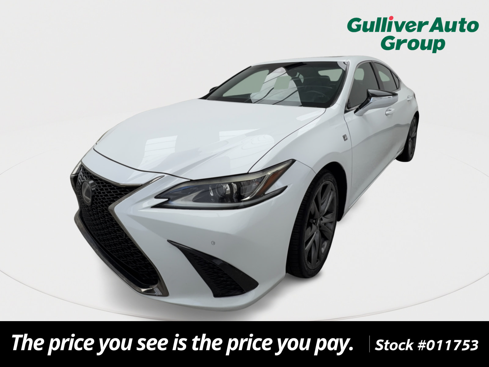 Used 2019 Lexus ES 350 F Sport w/ Accessory Package 2 FWD image 1