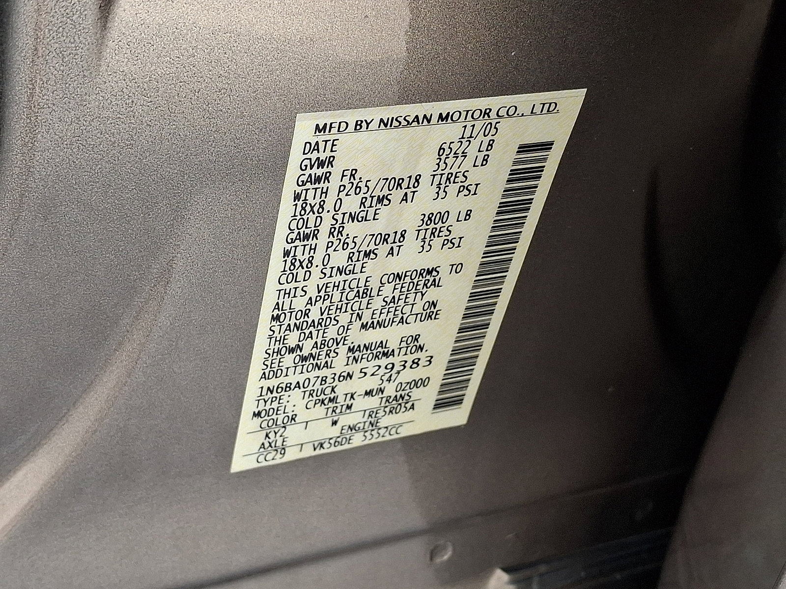 Used 2006 Nissan Titan SE image 26