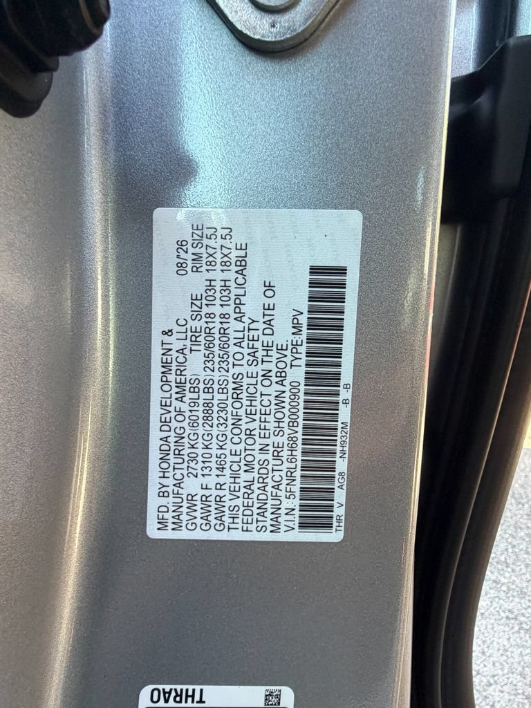 New 2027 Honda Odyssey EX-L image 32
