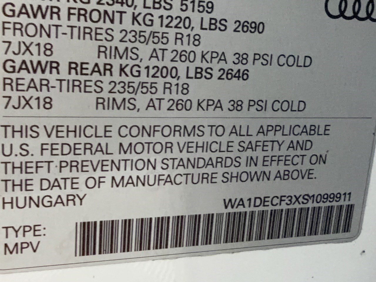 Certified 2025 Audi Q3 2.0T Premium w/ Convenience Package AWD/4WD image 32