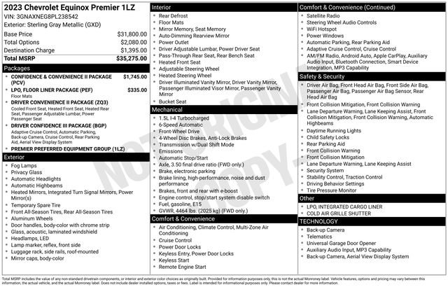 Used 2023 Chevrolet Equinox Premier image 2