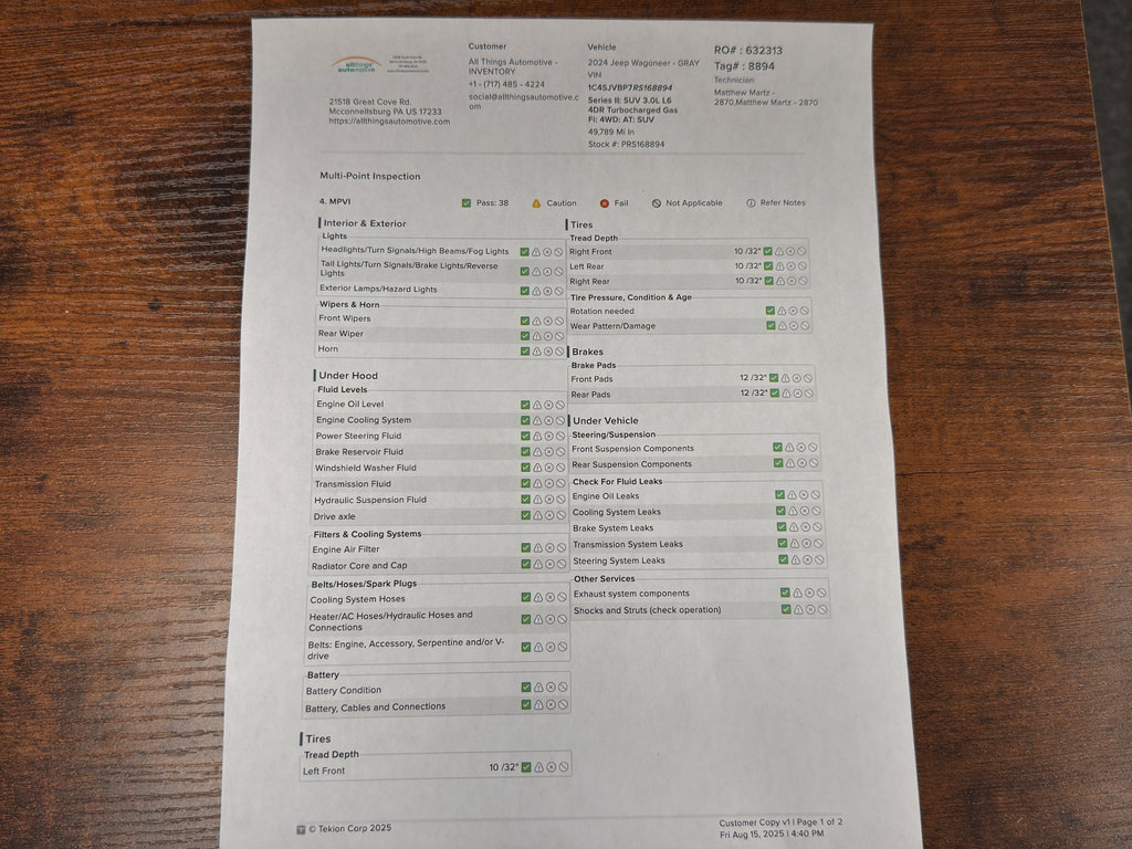 Used 2024 Jeep Wagoneer Series II image 44