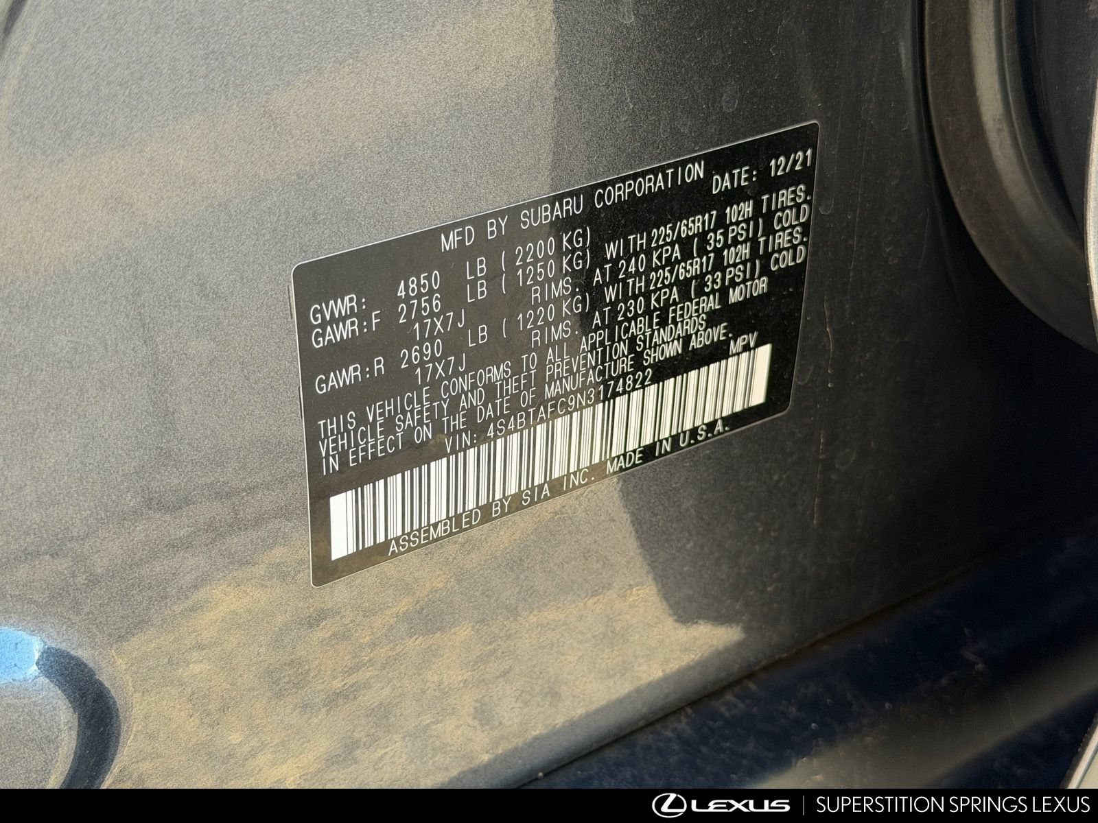 Used 2022 Subaru Outback Premium w/ Popular Package #1 AWD/4WD image 30