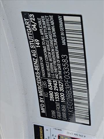 Certified 2023 Mercedes-Benz EQE 350+ Sedan image 22