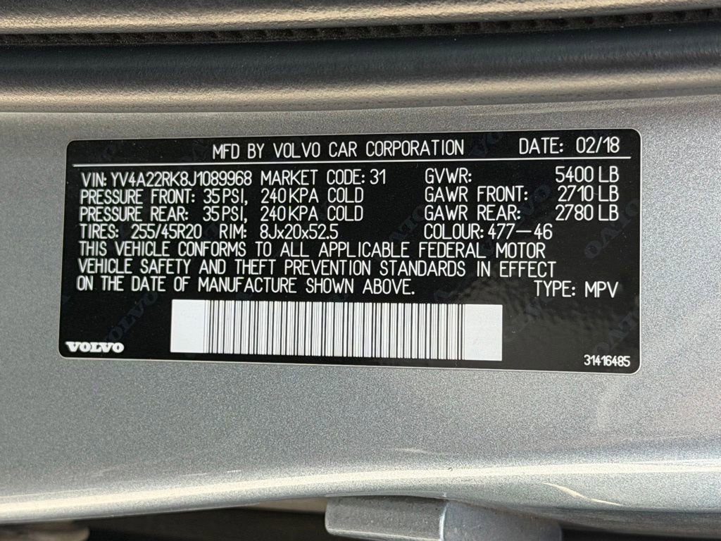 Used 2018 Volvo XC60 T6 Momentum w/ Advanced Package AWD/4WD image 26