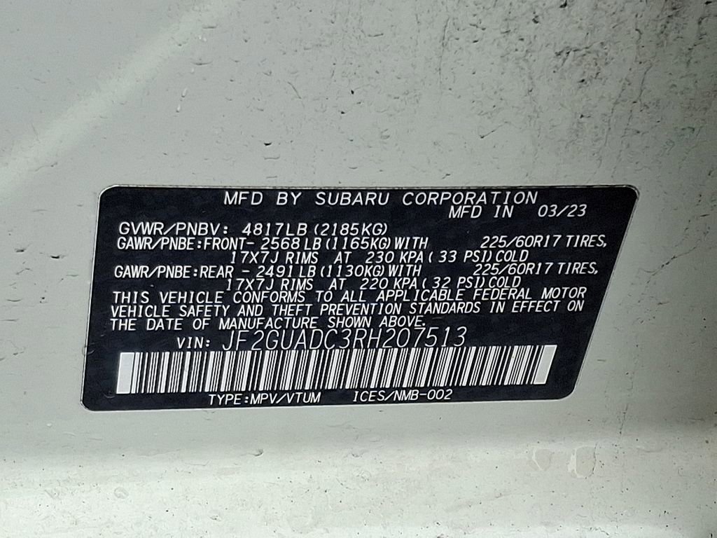 Certified 2024 Subaru Crosstrek 2.0i Premium image 27
