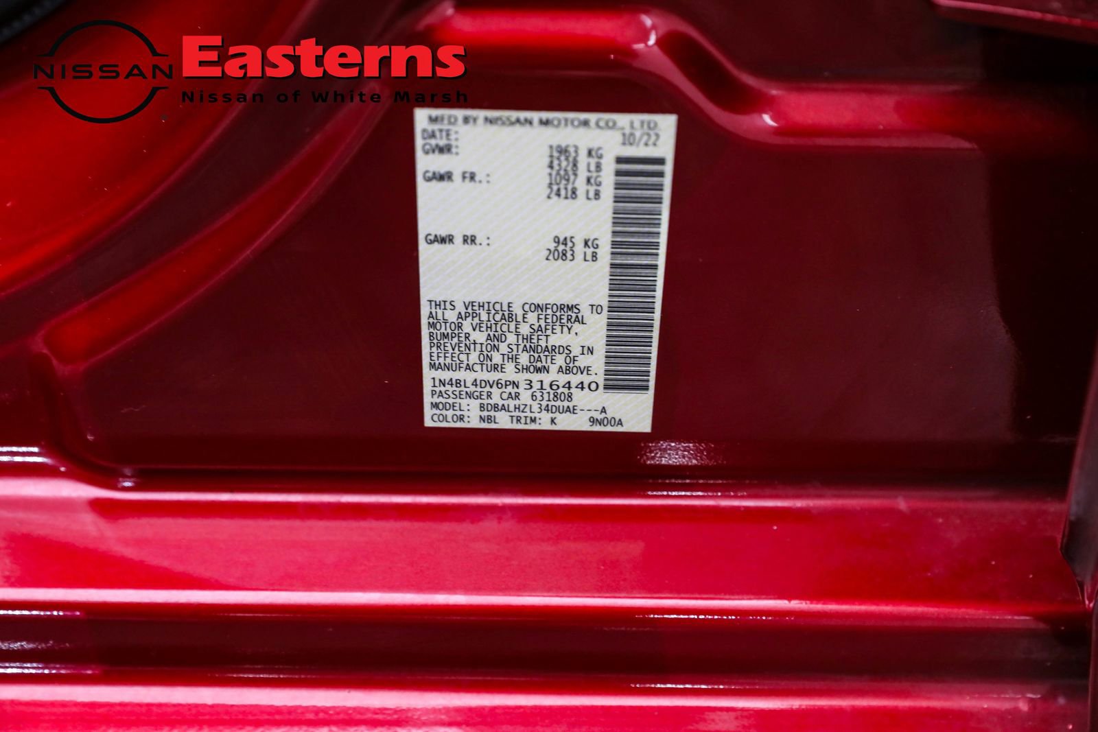 Used 2023 Nissan Altima 2.5 SV w/ SV Premium Package image 57