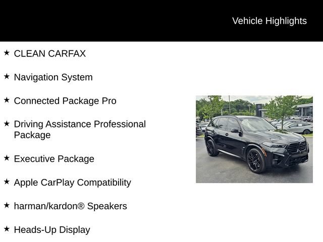 Used 2024 BMW X5 M Competition w/ Executive Package AWD/4WD image 5