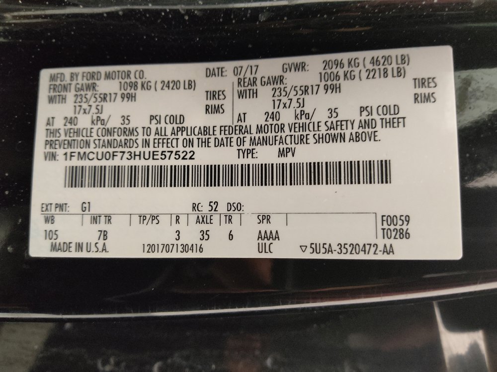 Used 2017 Ford Escape S FWD image 33