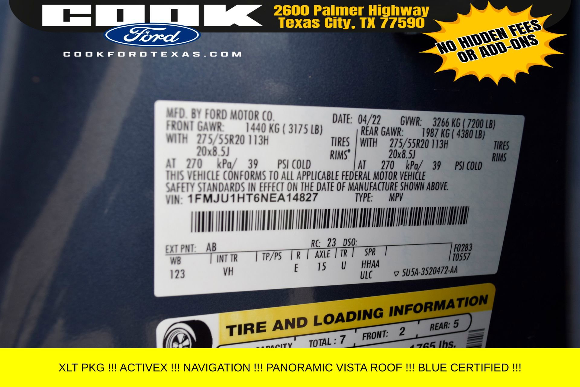 Certified 2022 Ford Expedition XLT image 28