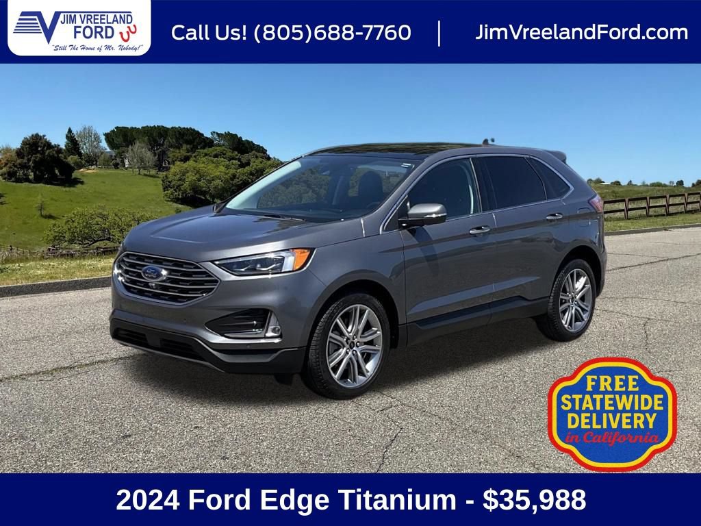Used 2024 Ford Edge Titanium w/ Equipment Group 301A AWD/4WD 360° Tour