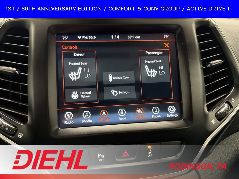 Certified 2021 Jeep Cherokee Latitude Lux 80th Anniv w/ Quick Order Package 26U 80TH image 31