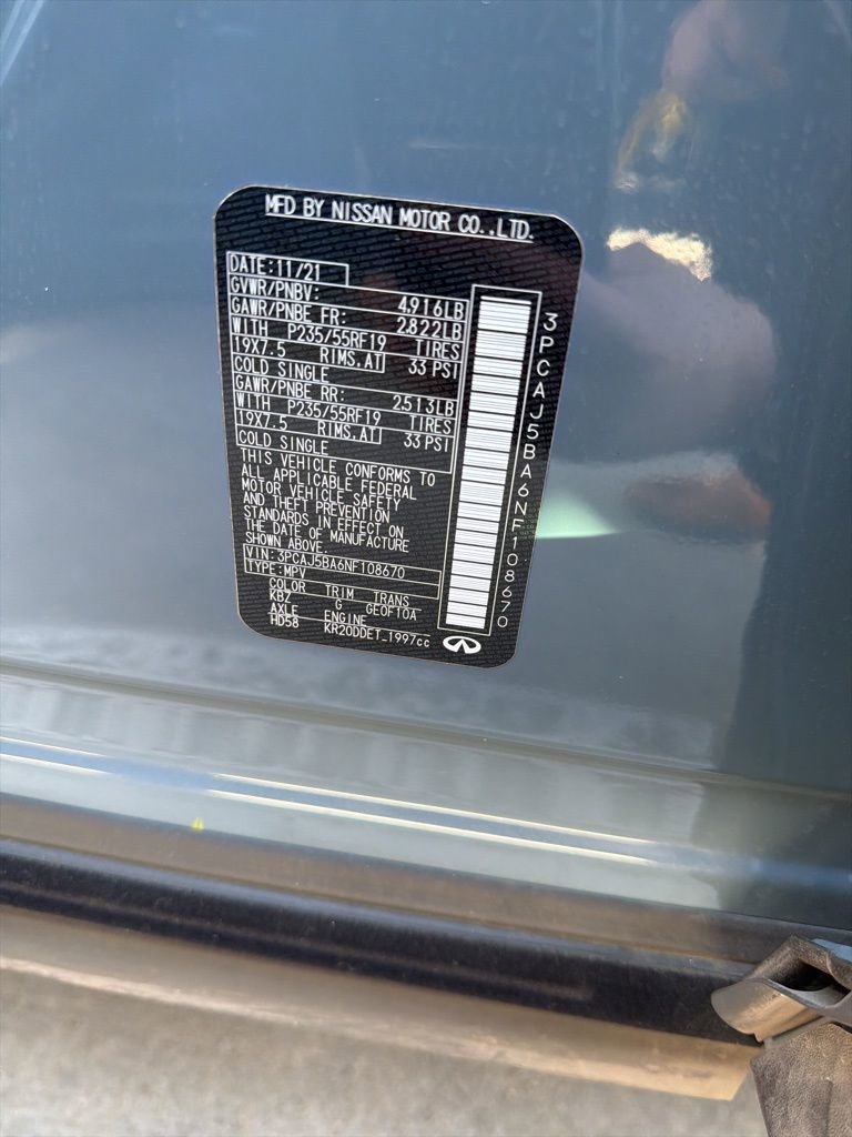 Certified 2022 INFINITI QX50 Luxe image 11