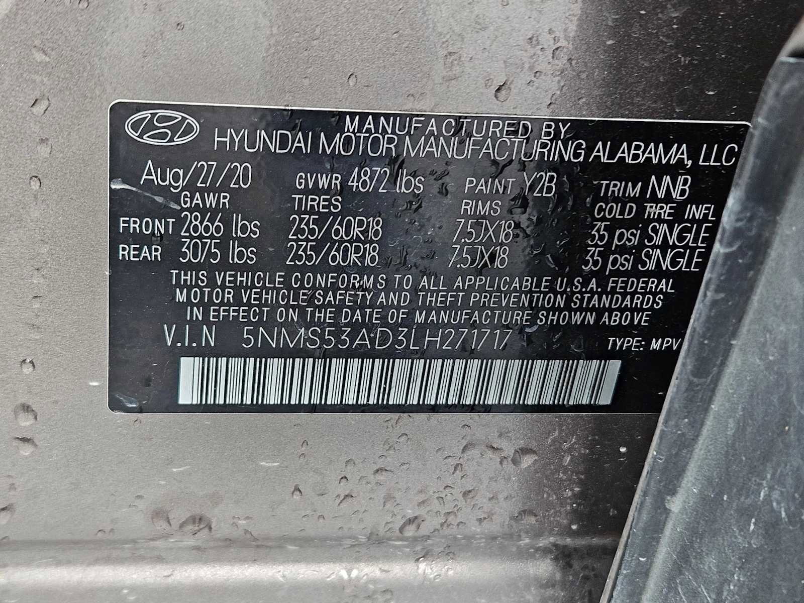 Used 2020 Hyundai Santa Fe Limited image 28