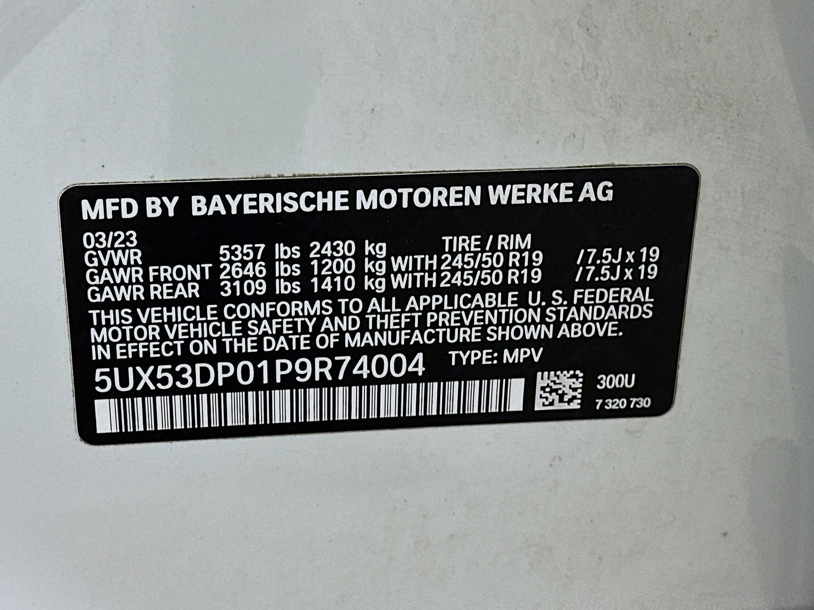 Used 2023 BMW X3 xDrive30i w/ Convenience Package AWD/4WD image 48