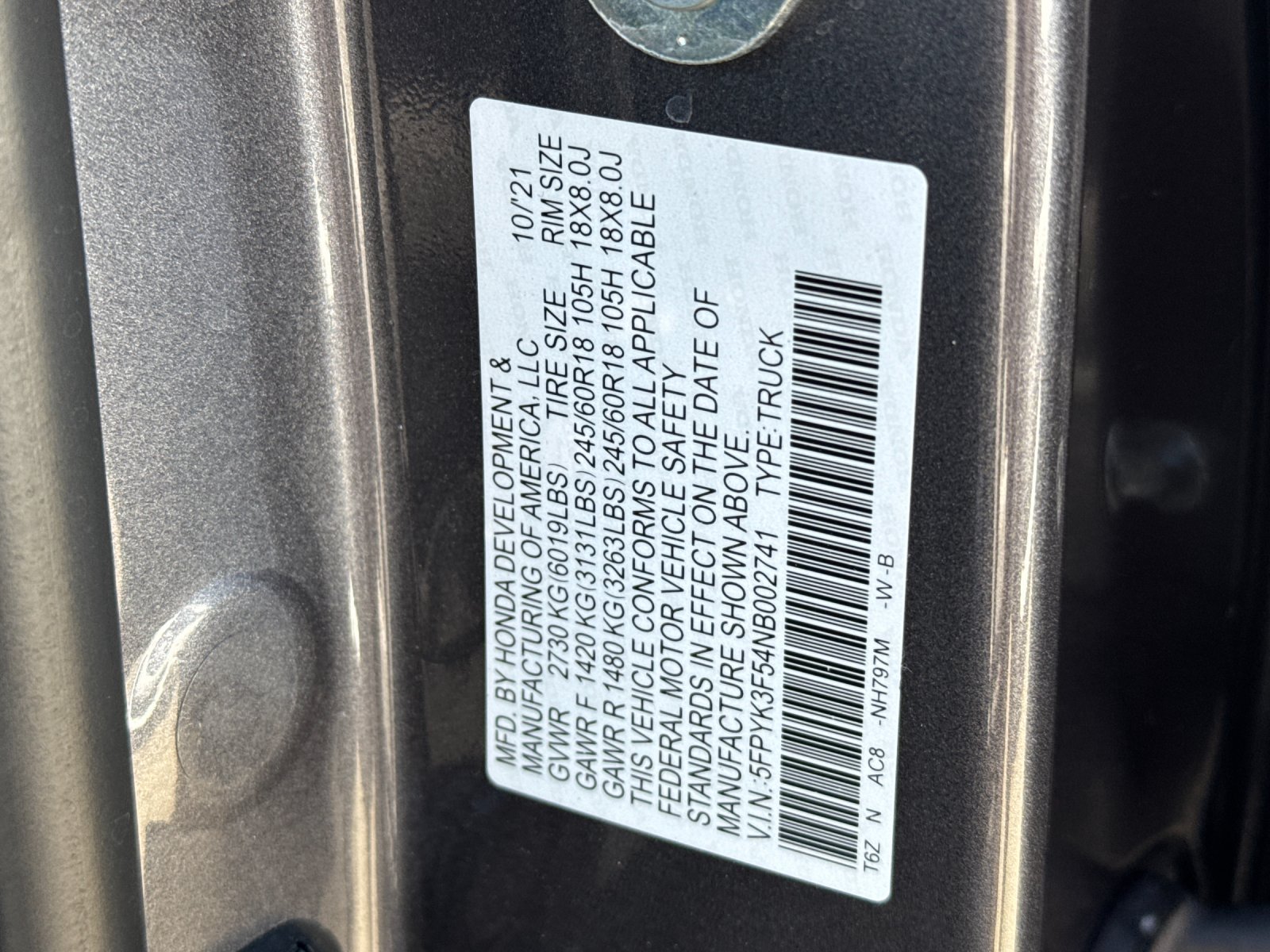 Used 2022 Honda Ridgeline RTL image 27