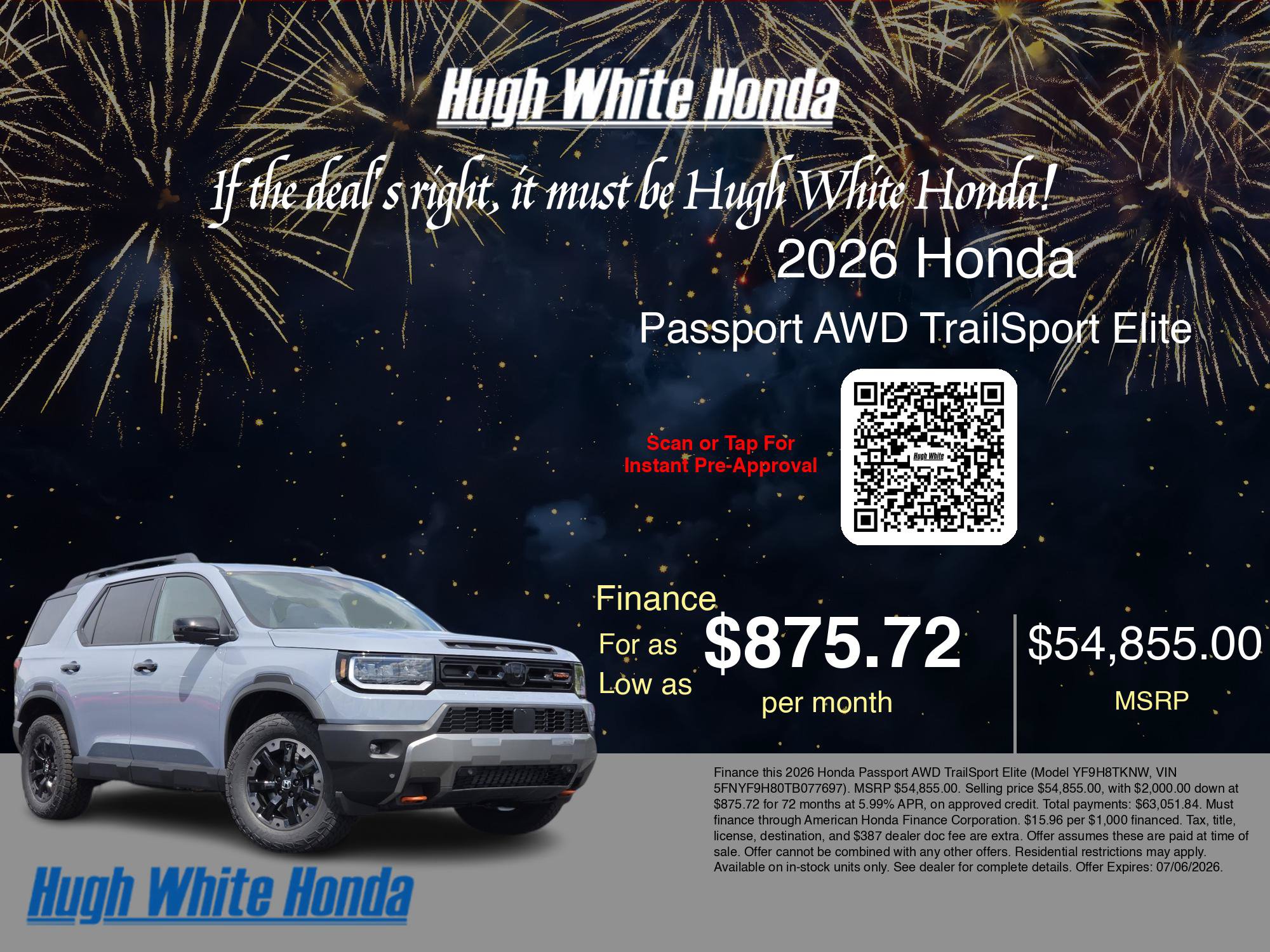 New 2026 Honda Passport TrailSport Elite image 7