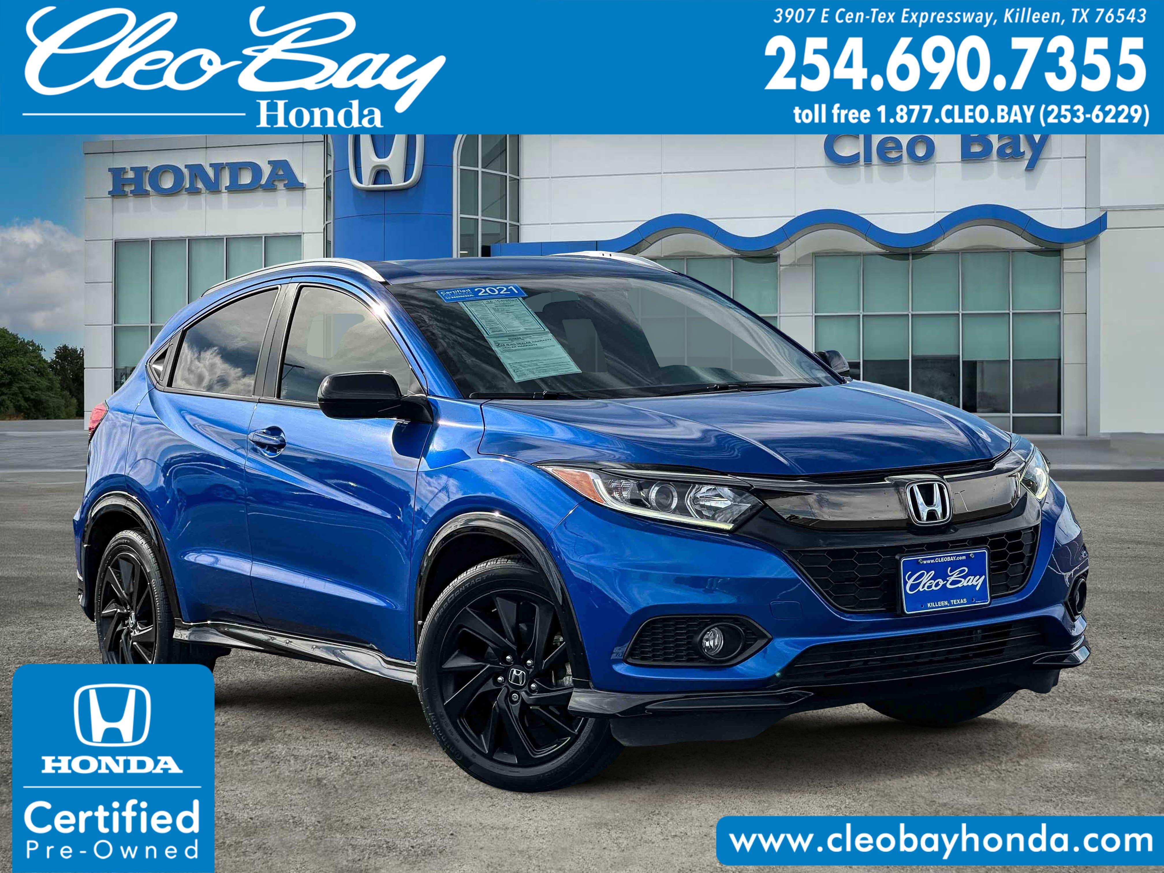 Certified 2021 Honda HR-V Sport