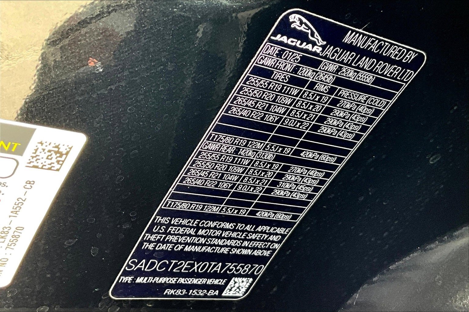 New 2026 Jaguar F-PACE R-Dynamic S image 13