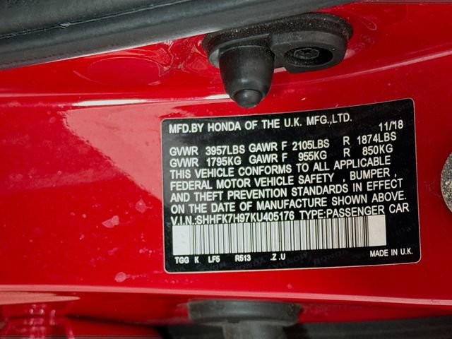 Used 2019 Honda Civic Sport Touring image 33