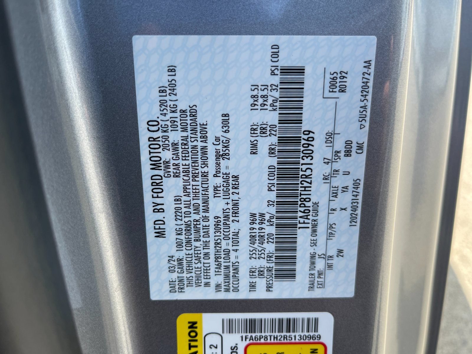 Used 2024 Ford Mustang Coupe RWD image 28