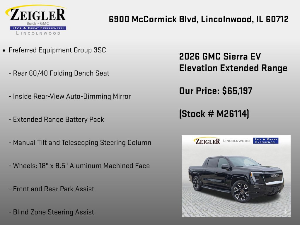 New 2026 GMC Sierra EV Elevation AWD/4WD image 6