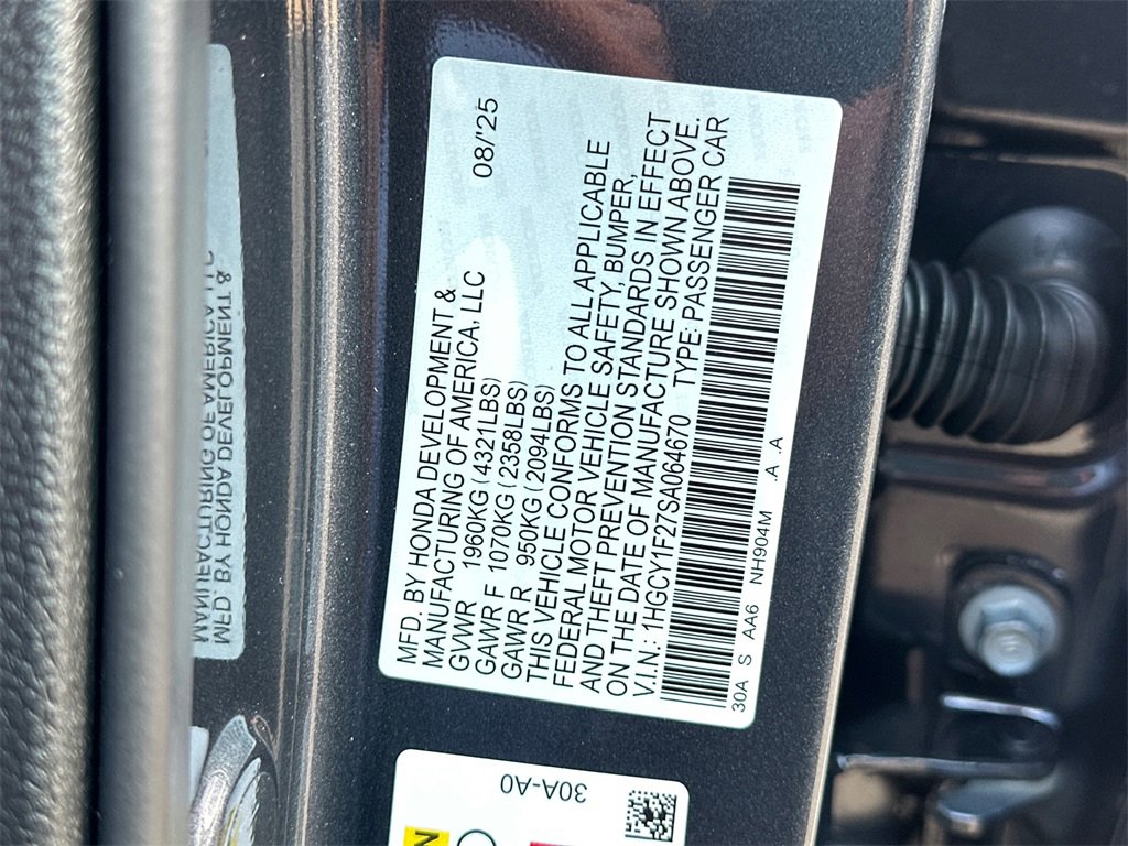 New 2025 Honda Accord LX image 32