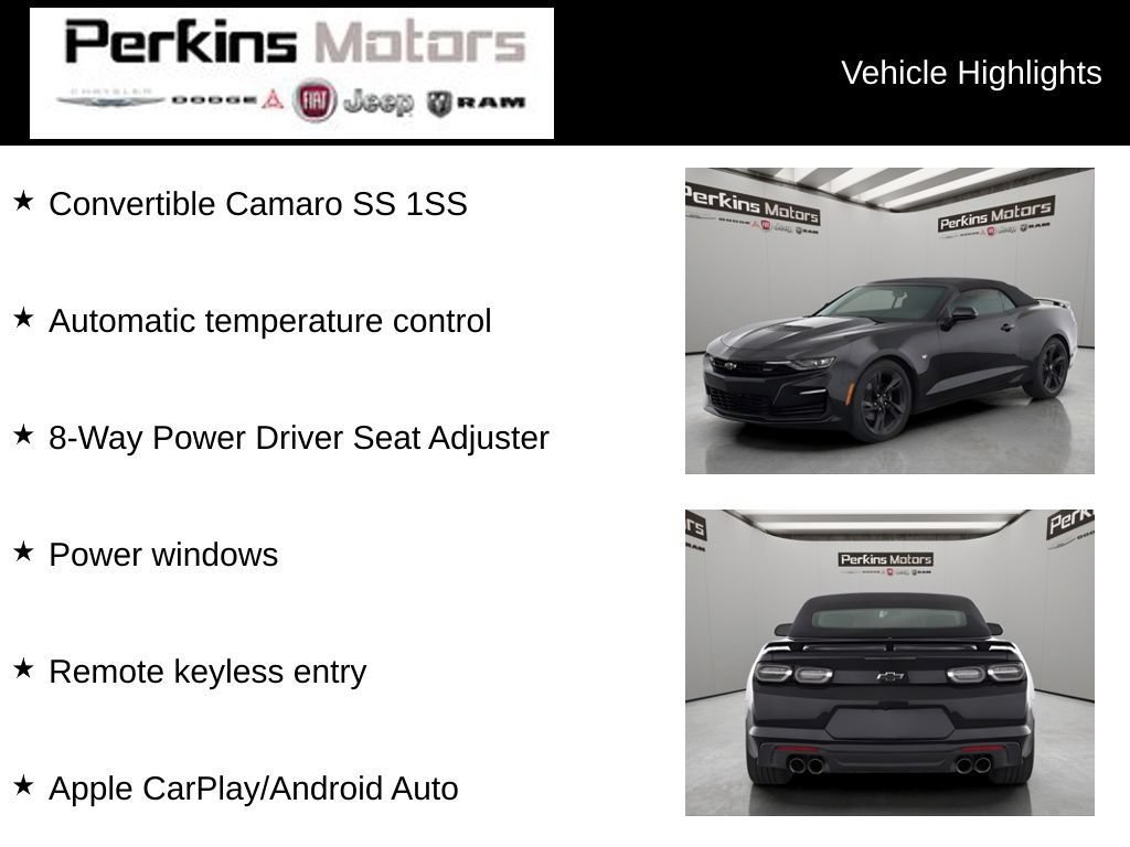 Used 2023 Chevrolet Camaro SS RWD image 16
