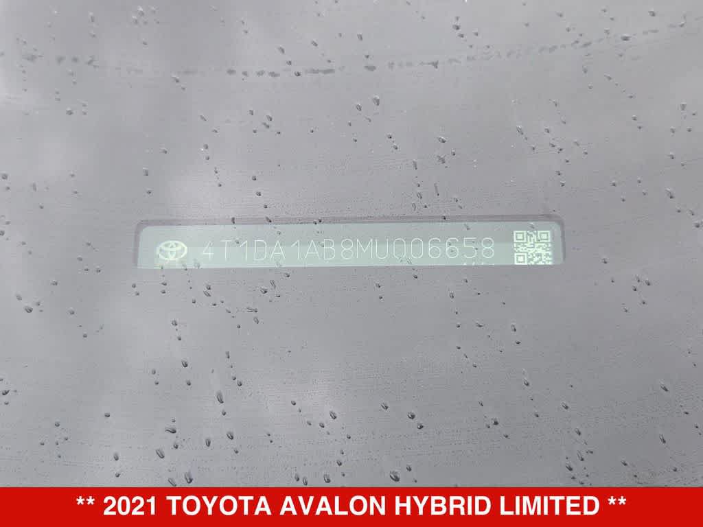Used 2021 Toyota Avalon Limited w/ Advanced Safety Package FWD image 34