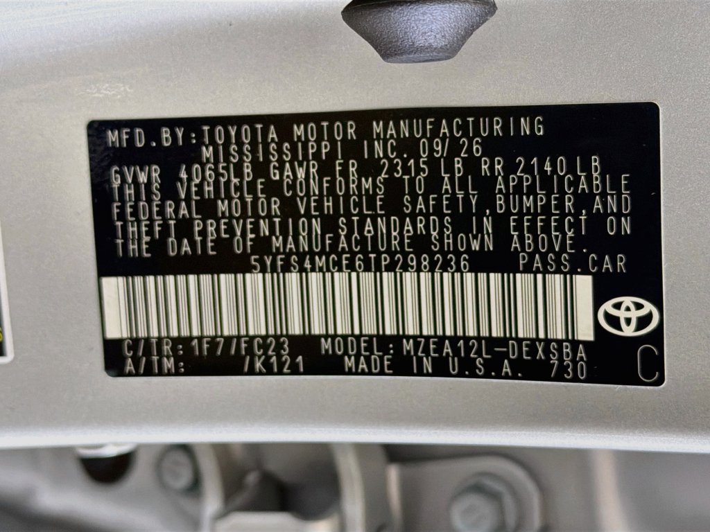 New 2026 Toyota Corolla SE FWD image 16