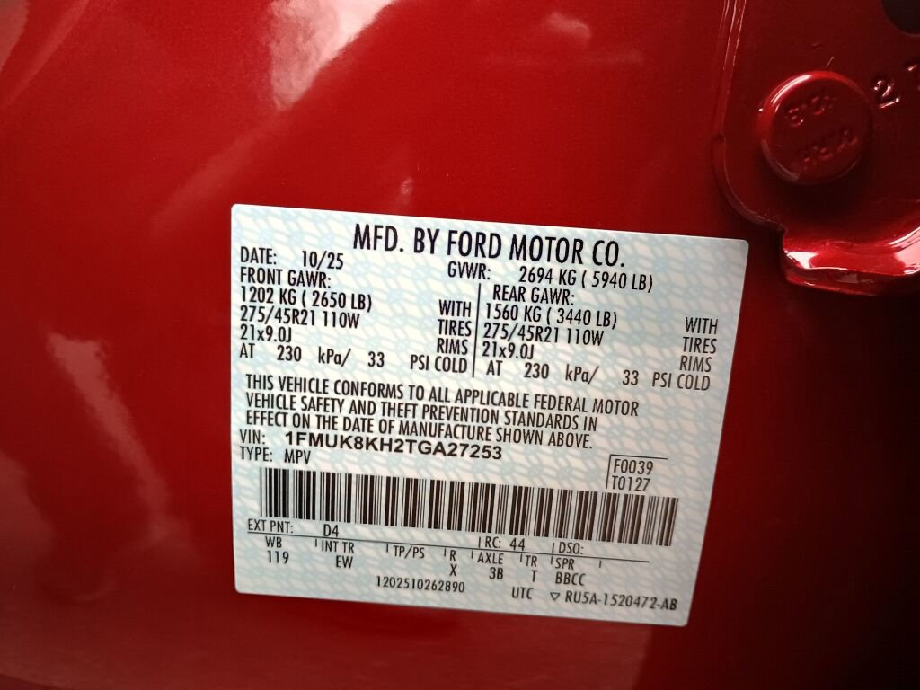 New 2026 Ford Explorer ST-Line w/ ST-Line Street Pack AWD/4WD image 26